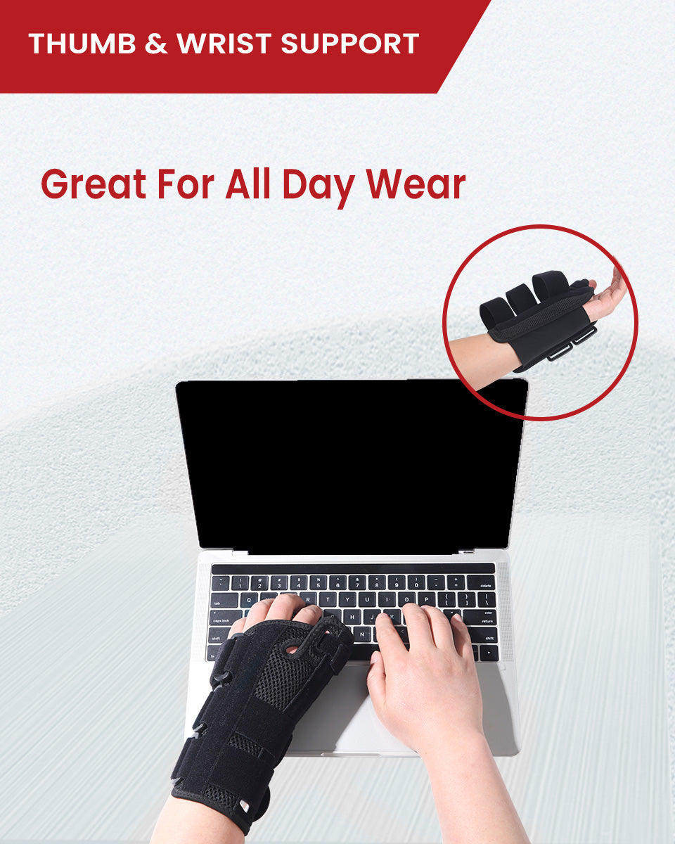 Hurmoya Wrist Brace Thumb Spica Splint Support